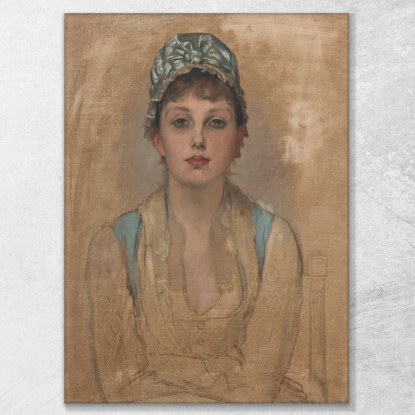 Ritratto Di Kathleen Newton James Tissot jts74 quadro stampato su tela