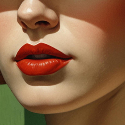 Signora In Verde Stile Tamara de Lempicka ilmt6 quadro stampato su tela