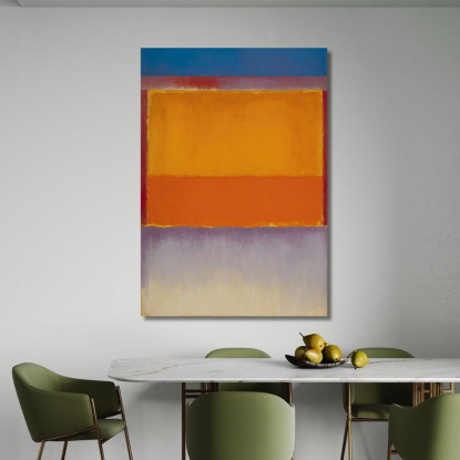 Bagliore Del Tramonto Su Toni Freddi Ispirato A Mark Rothko irhk18 quadro stampato su tela