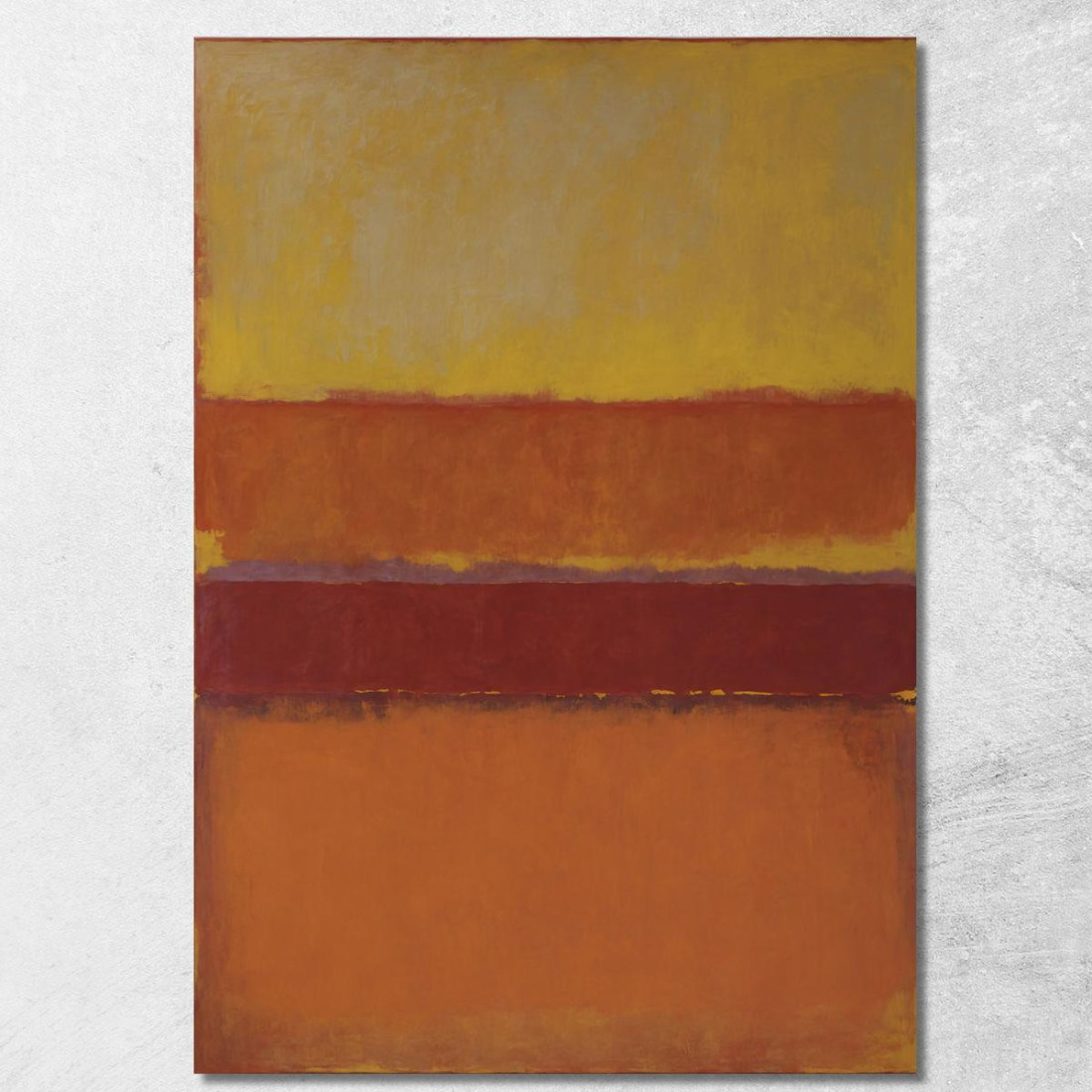 Giallo Arancione E Rosso Intenso Stile Mark Rothko irhk22 quadro stampato su tela Giallo Arancione E Rosso Intenso Stile Mark Rothko irhk22 quadro stampato su tela