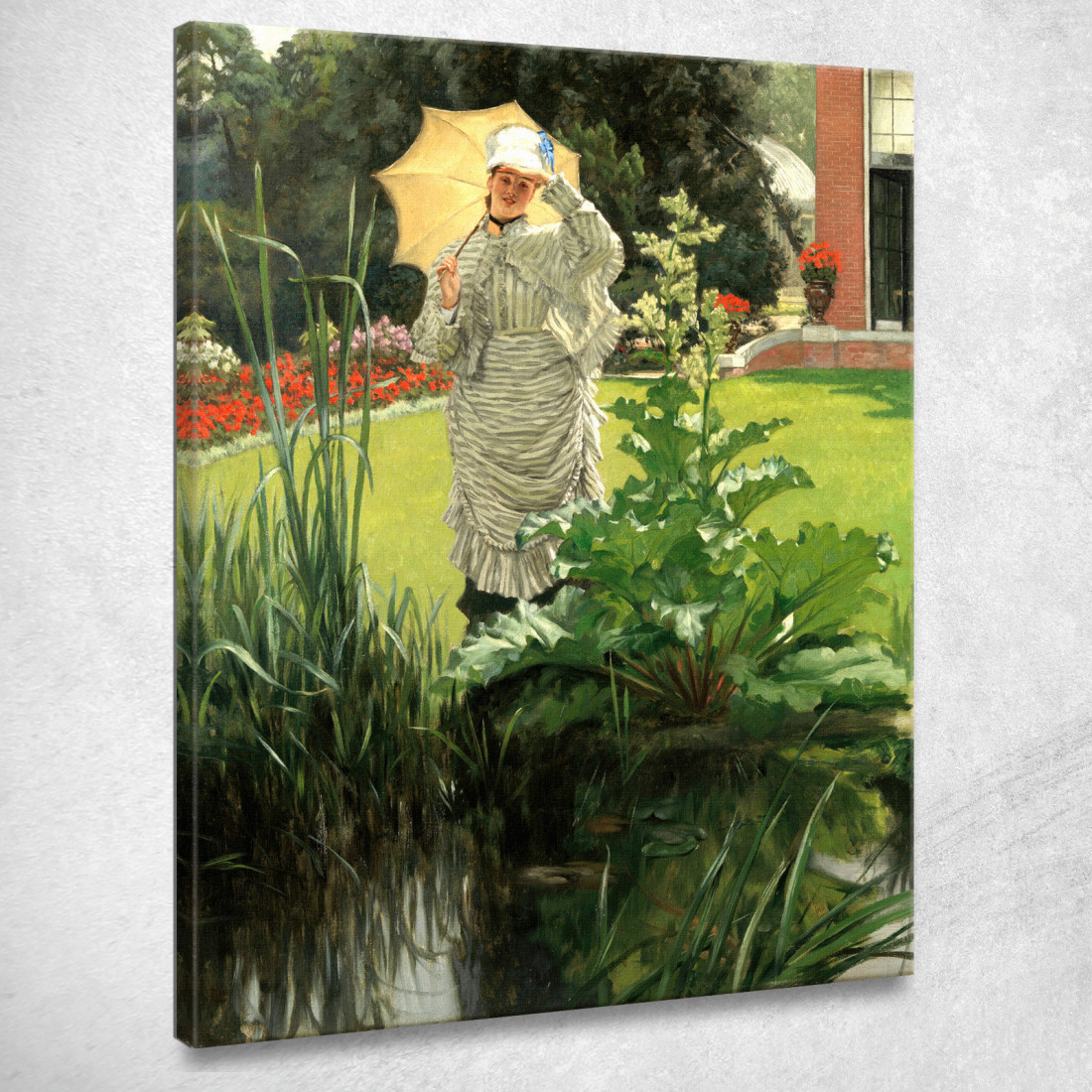 Mattina Di Primavera James Tissot jts97 quadro stampato su tela Mattina Di Primavera James Tissot jts97 quadro stampato su tela