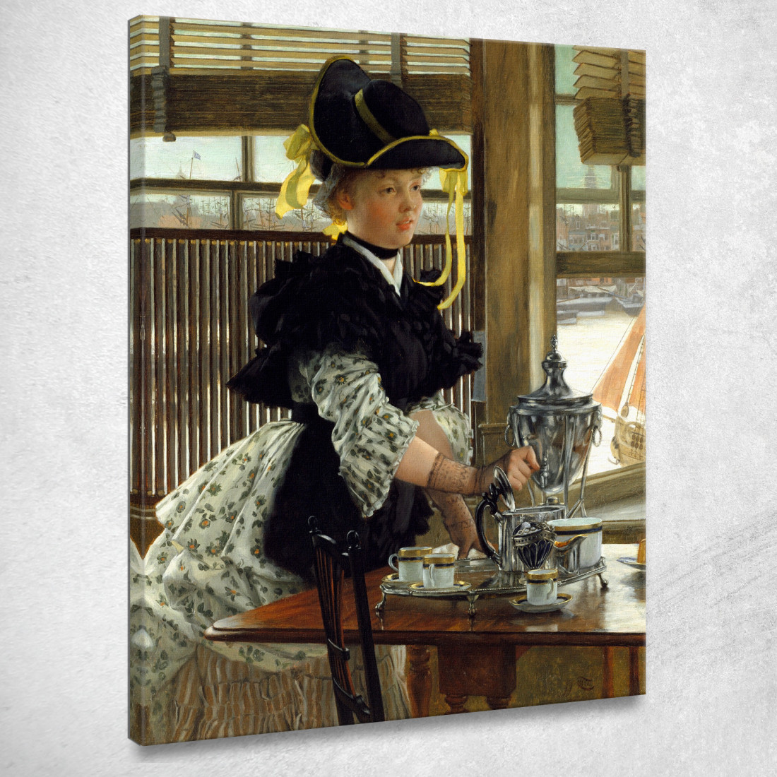 Tè James Tissot jts101 quadro stampato su tela Tè James Tissot jts101 quadro stampato su tela