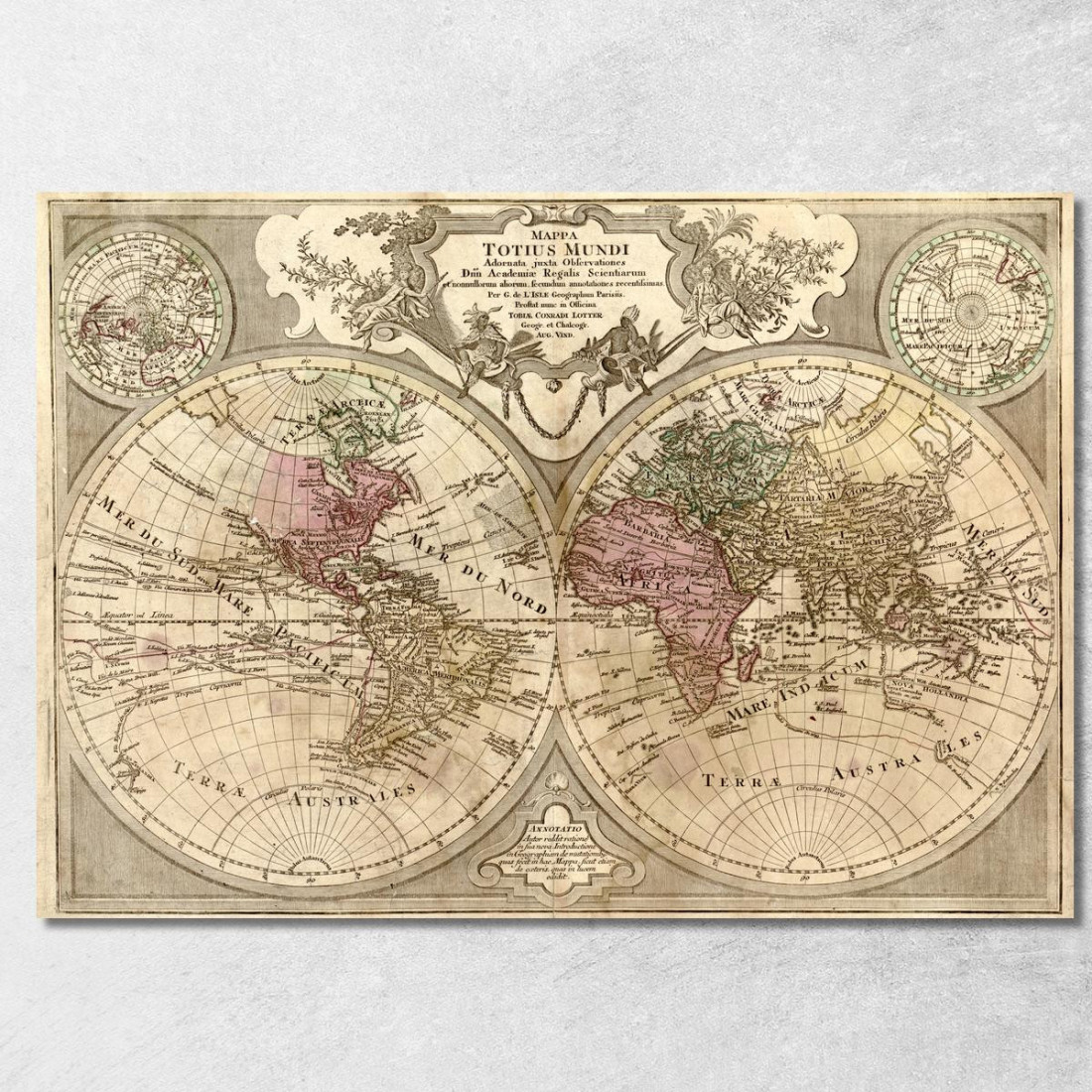 Quadro Mappa Storica Del Mondo Con Proiezione Sferica E Dettagli Geografici Precisi map50 quadro stampato su tela Quadro Mappa Storica Del Mondo Con Proiezione Sferica E Dettagli Geografici Precisi map50 quadro stampato su tela