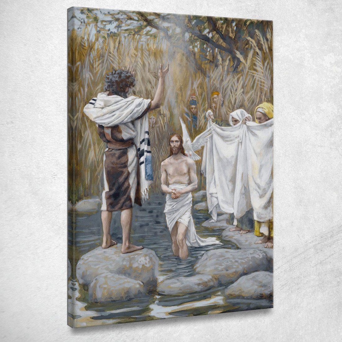 Il Battesimo Di Gesù James Tissot jts108 quadro stampato su tela Il Battesimo Di Gesù James Tissot jts108 quadro stampato su tela