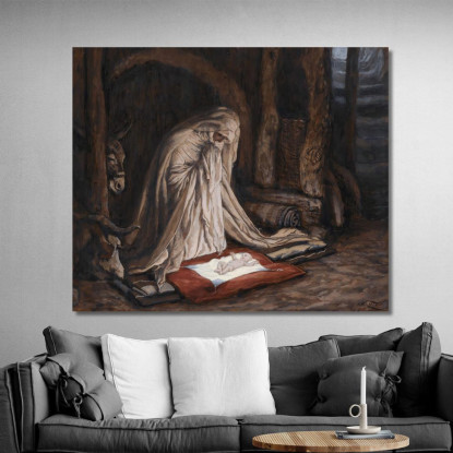 La Nascita Di Nostro Signore Gesù Cristo James Tissot jts109 quadro stampato su tela