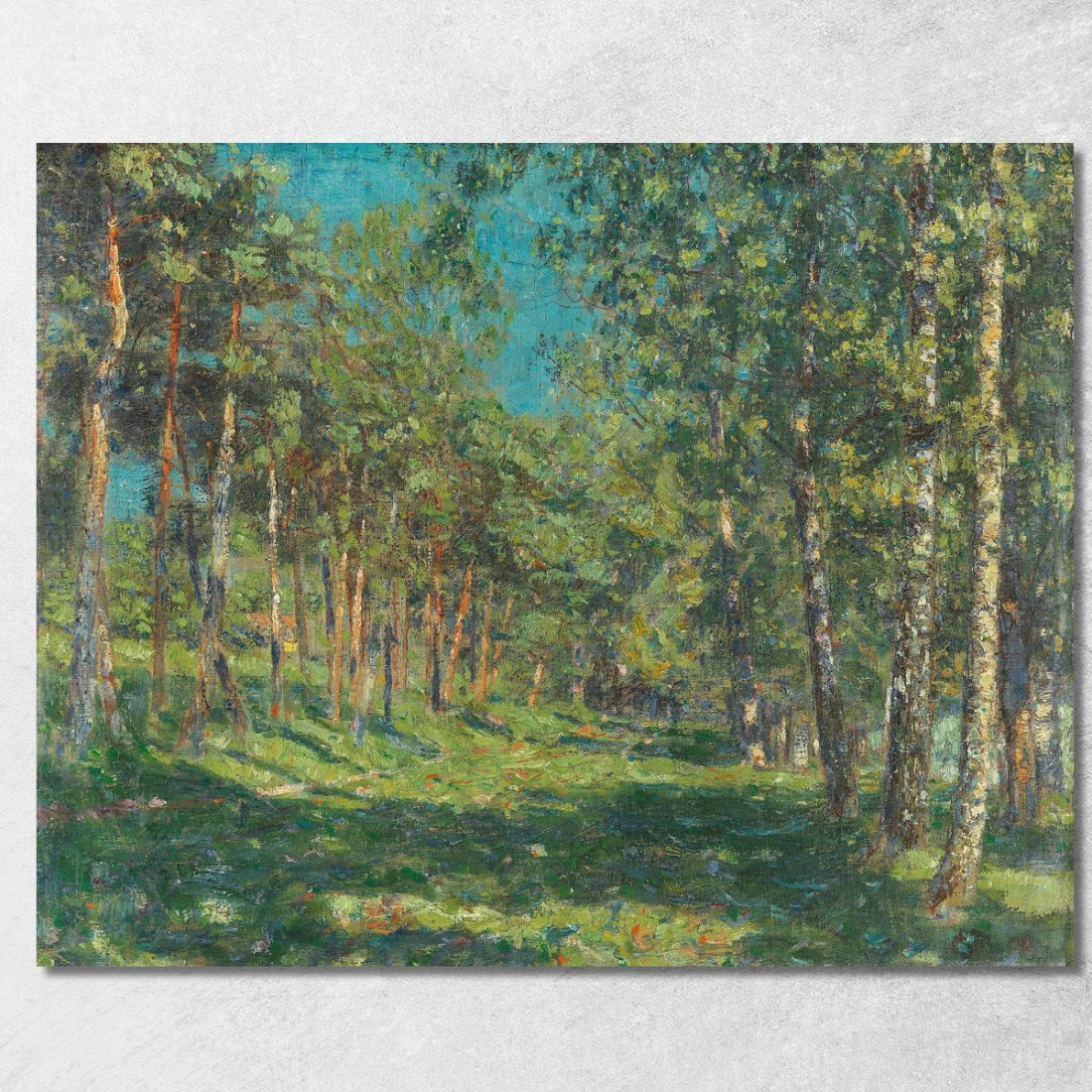 Foresta Christian Rohlfs cro28 quadro stampato su tela