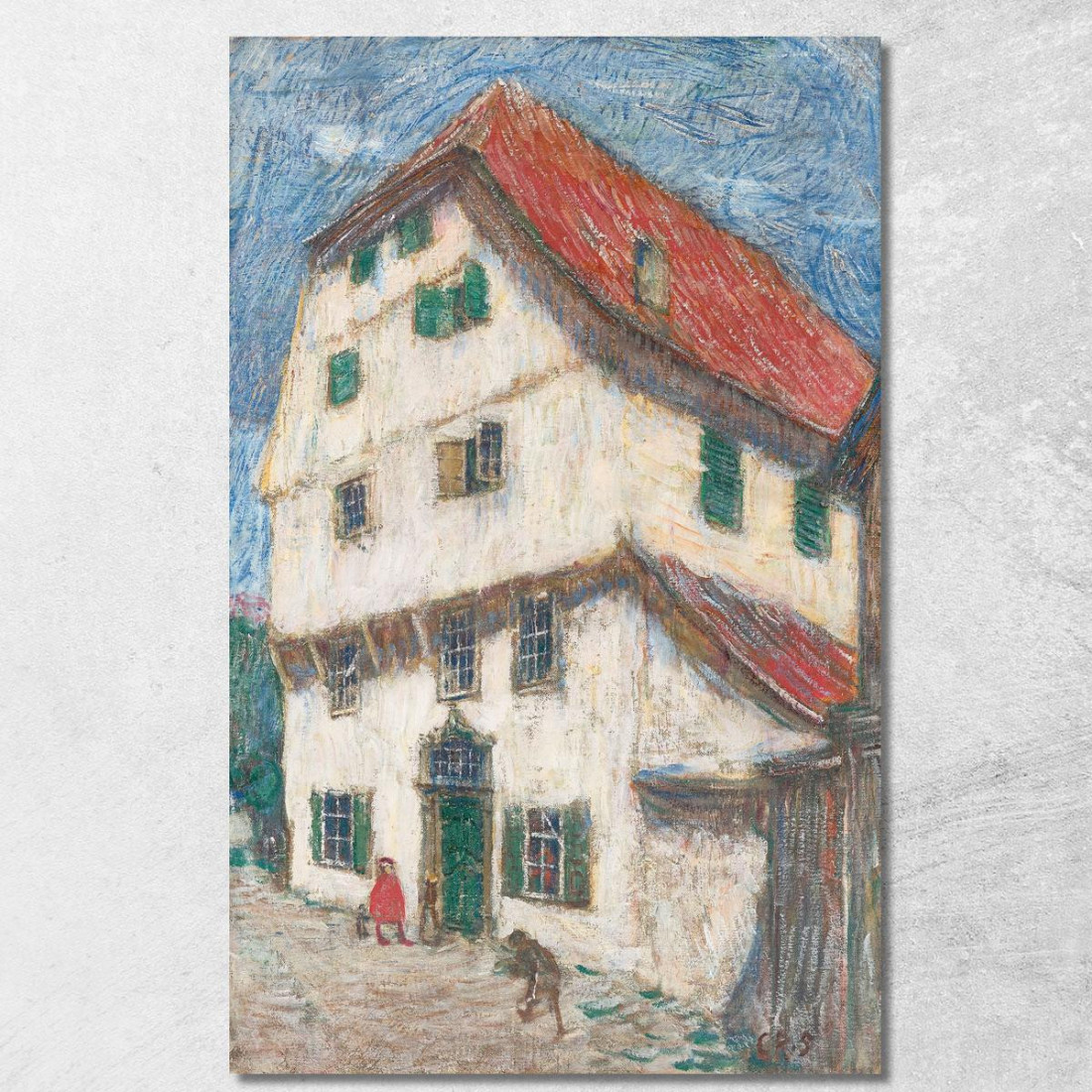Casa Della Famiglia Andernach A Soest Christian Rohlfs cro36 quadro stampato su tela Casa Della Famiglia Andernach A Soest Christian Rohlfs cro36 quadro stampato su tela