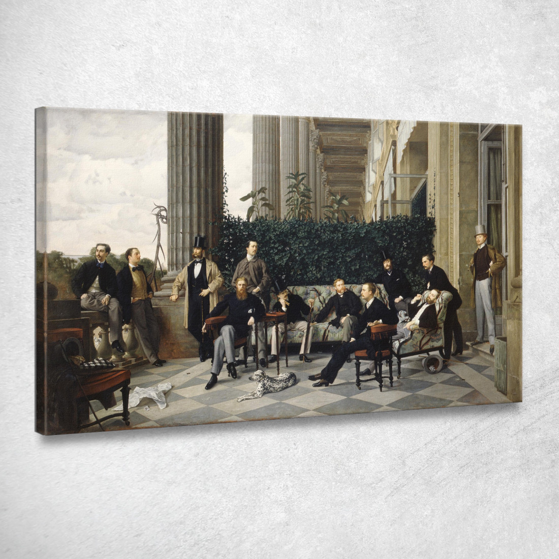 Il Cerchio Della Rue Royale James Tissot jts113 quadro stampato su tela Il Cerchio Della Rue Royale James Tissot jts113 quadro stampato su tela