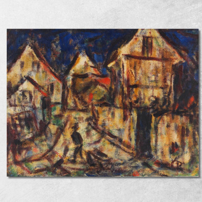 Case A Soest Christian Rohlfs cro44 quadro stampato su tela