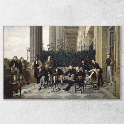 Il Cerchio Della Rue Royale James Tissot jts113 quadro stampato su tela