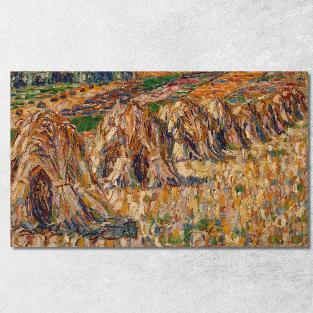 Campo Di Grano Christian Rohlfs cro49 quadro stampato su tela Campo Di Grano Christian Rohlfs cro49 quadro stampato su tela