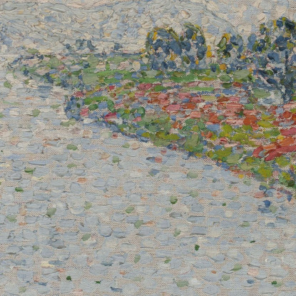 Paesaggio Fluviale Della Ruhr Presso Hohensyburg Christian Rohlfs cro64 quadro stampato su tela