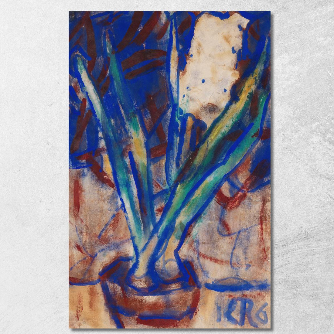 Giacinto Bianco Christian Rohlfs cro89 quadro stampato su tela Giacinto Bianco Christian Rohlfs cro89 quadro stampato su tela