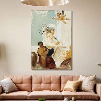 Allegoria Eduard Veith evt1 quadro stampato su tela