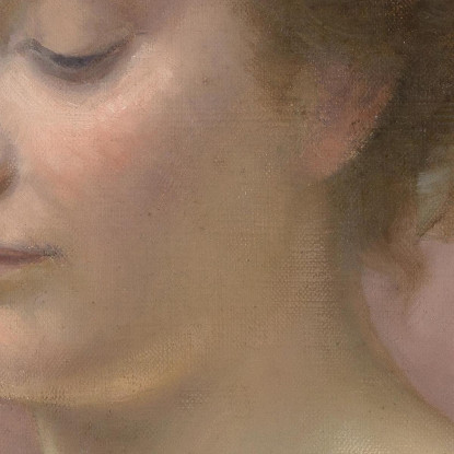 Ritratto Di Una Giovane Donna Eduard Veith evt17 quadro stampato su tela