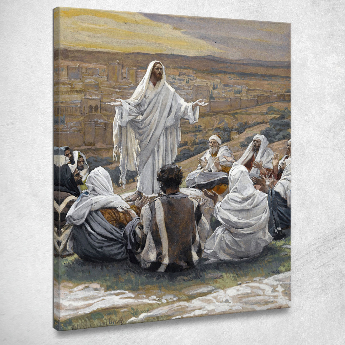 La Preghiera Del Signore James Tissot jts123 quadro stampato su tela La Preghiera Del Signore James Tissot jts123 quadro stampato su tela