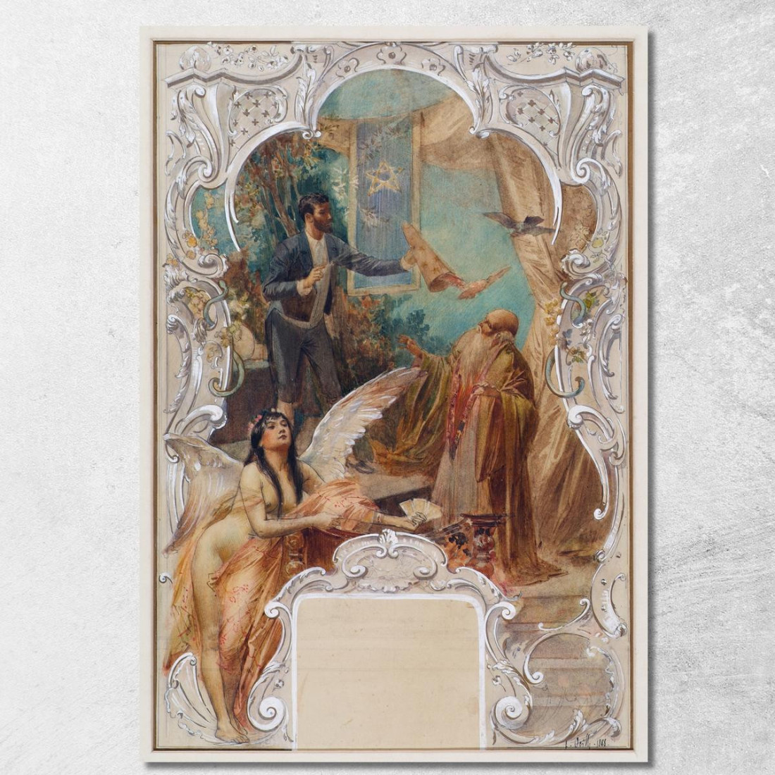 Giocoliere Eduard Veith evt25 quadro stampato su tela Giocoliere Eduard Veith evt25 quadro stampato su tela