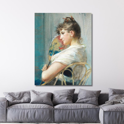 Il Ventaglio Giapponese Eduard Veith evt26 quadro stampato su tela