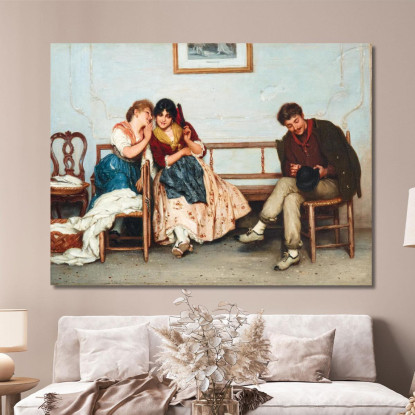 Segreti 2 Eugen von Blaas evb56 quadro stampato su tela