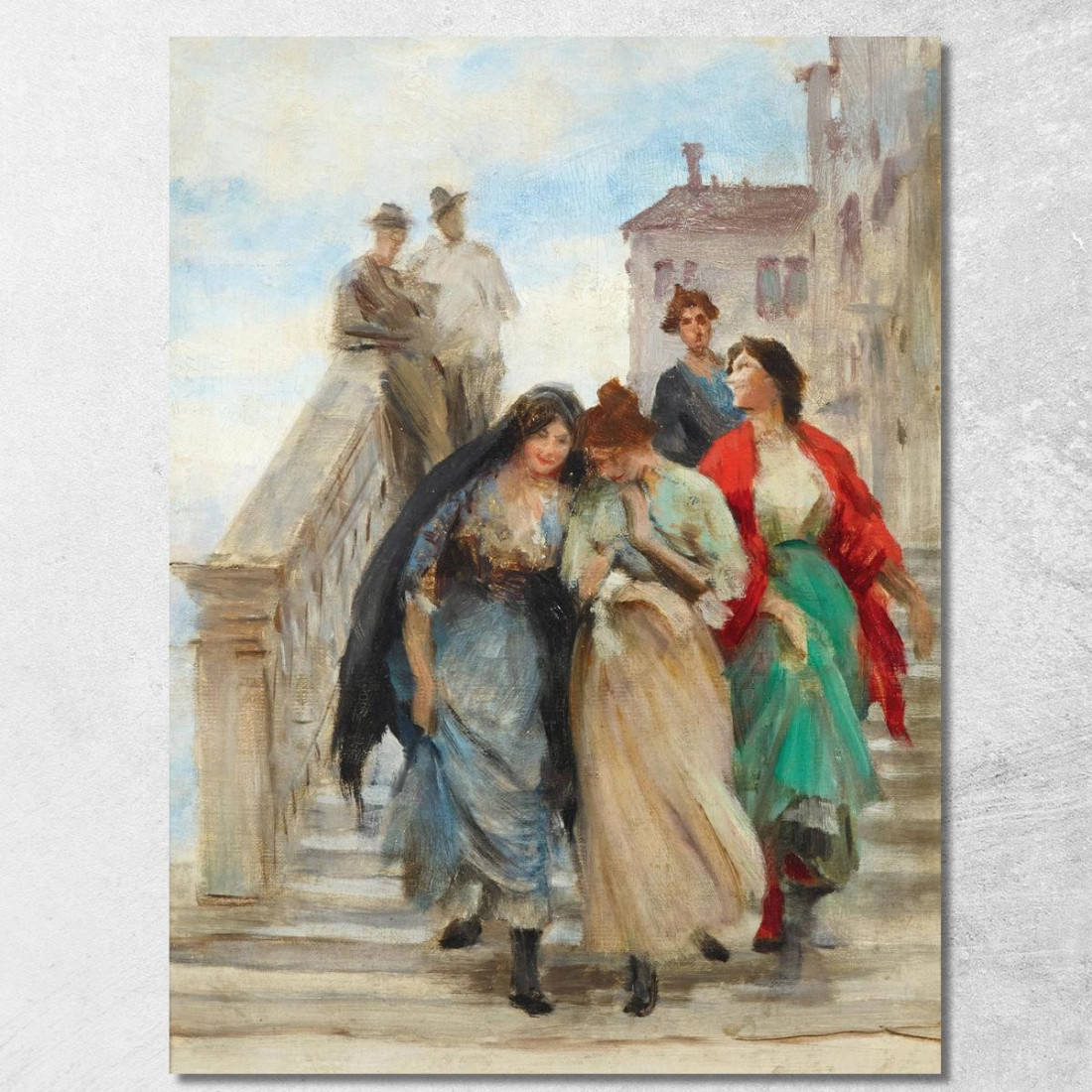 Segreti Eugen von Blaas evb57 quadro stampato su tela Segreti Eugen von Blaas evb57 quadro stampato su tela