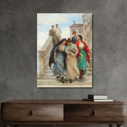 Segreti Eugen von Blaas evb57 quadro stampato su tela