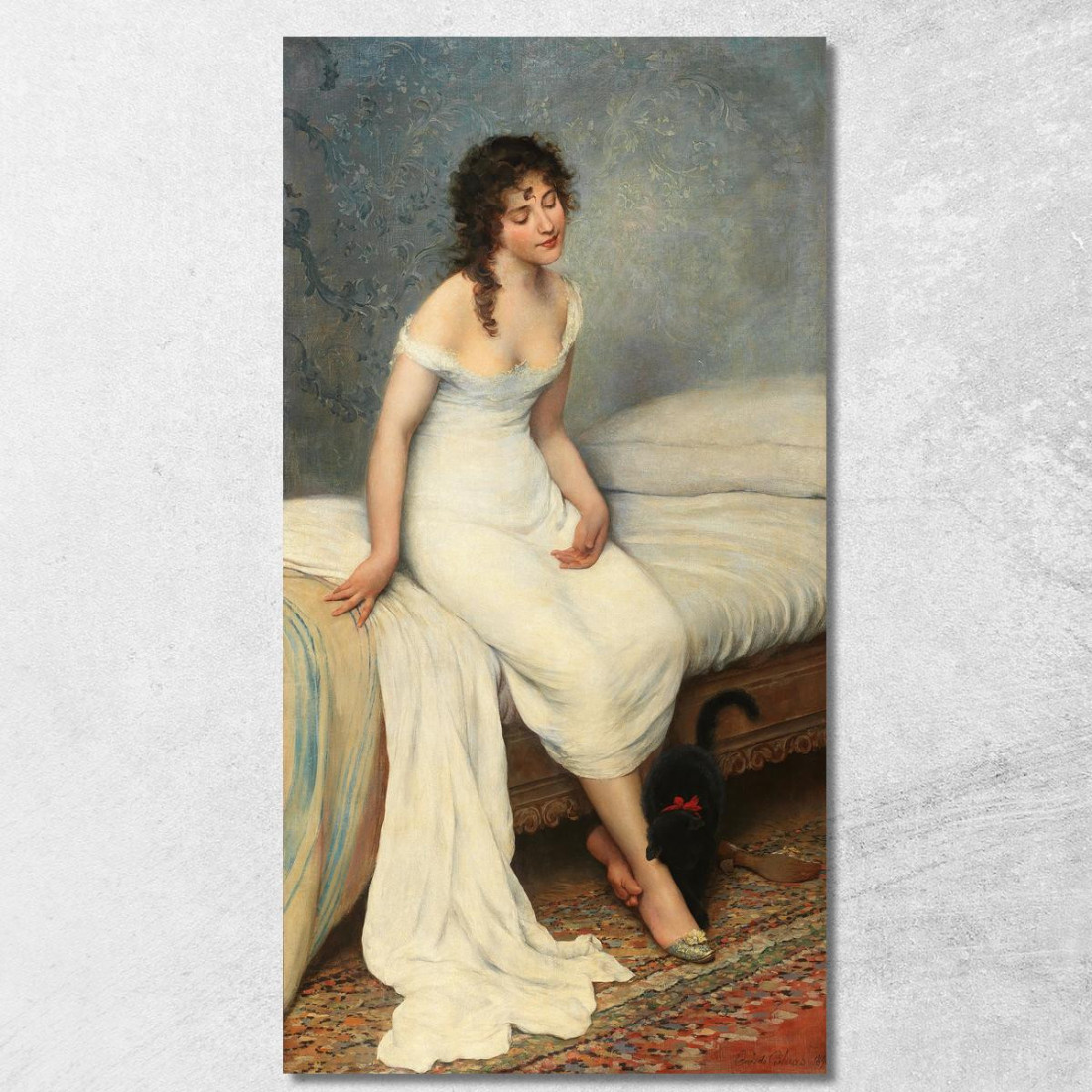 Il Risveglio Eugen von Blaas evb60 quadro stampato su tela Il Risveglio Eugen von Blaas evb60 quadro stampato su tela