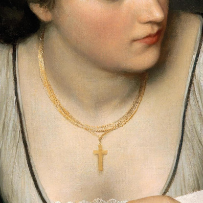 La Lettera D’Amore Eugen von Blaas evb68 quadro stampato su tela