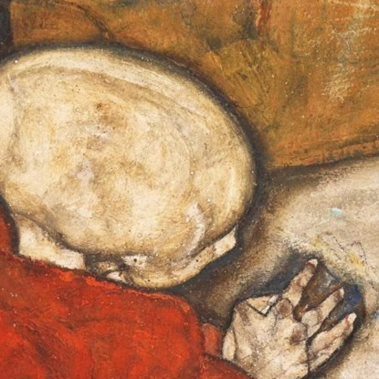 Giovane Madre Egon Schiele esh9 quadro stampato su tela