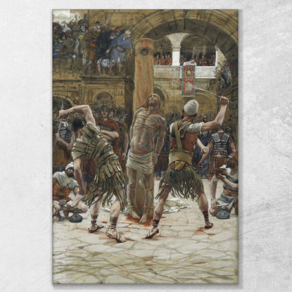 La Flagellazione Sul Fronte James Tissot jts137 quadro stampato su tela