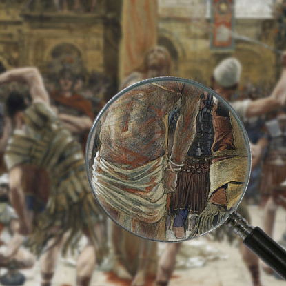 La Flagellazione Sul Fronte James Tissot jts137 quadro stampato su tela