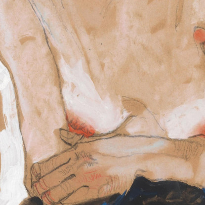 La Maliziosa Egon Schiele esh43 quadro stampato su tela