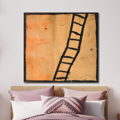 Scala Piegata Egon Schiele esh59 quadro stampato su tela