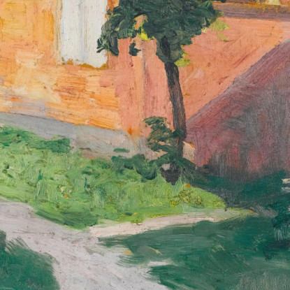 Casa A Hütteldorf Egon Schiele esh63 quadro stampato su tela