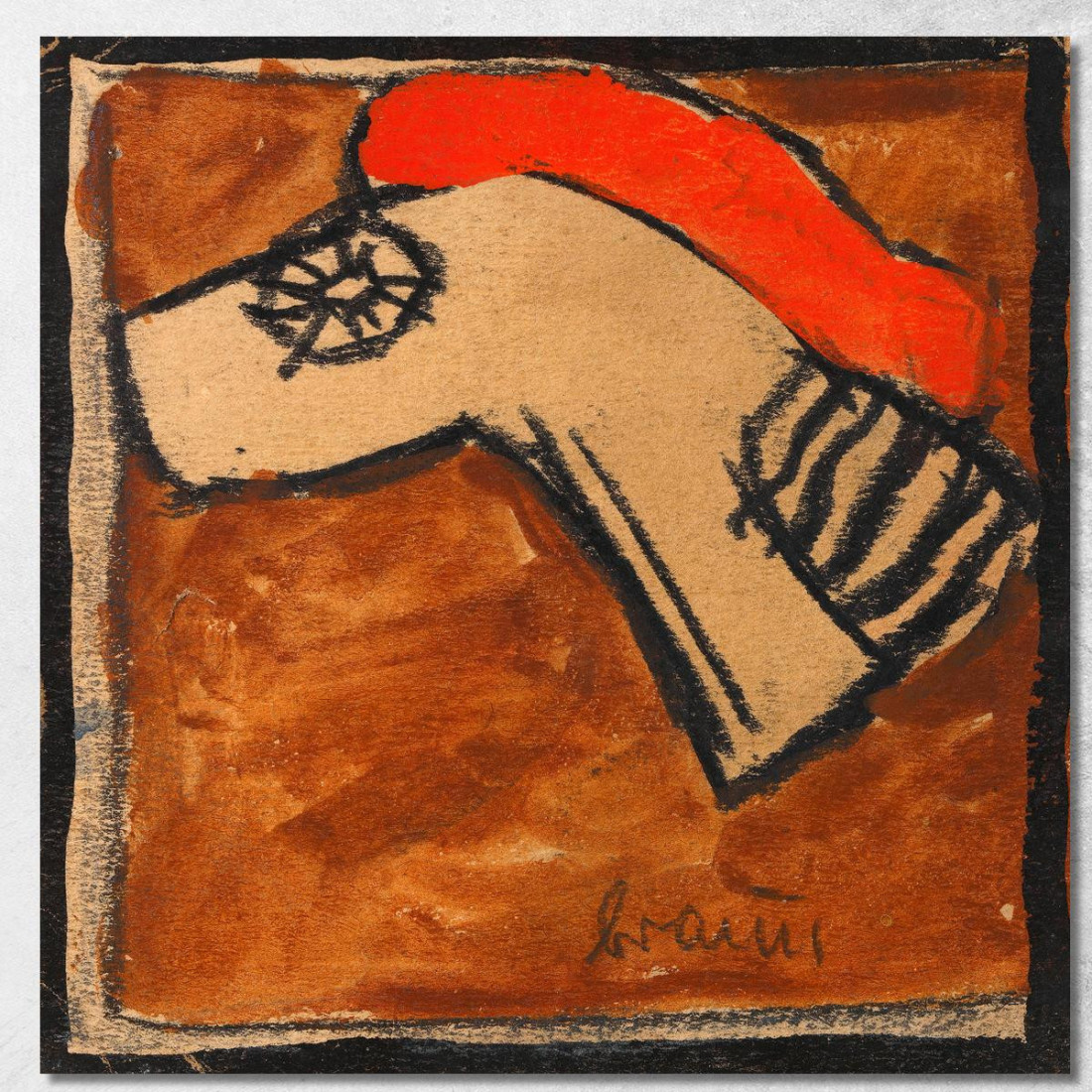 Parte Anteriore Di Un'Armatura Per Cavalli Egon Schiele esh80 quadro stampato su tela Parte Anteriore Di Un'Armatura Per Cavalli Egon Schiele esh80 quadro stampato su tela