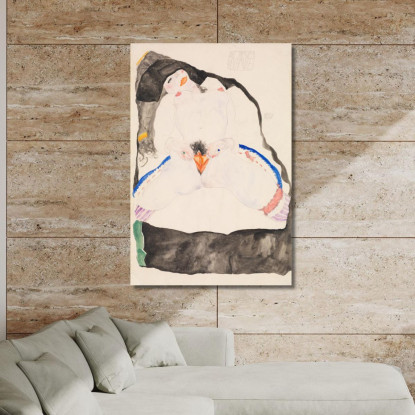 Osservato In Un Sogno Egon Schiele esh110 quadro stampato su tela