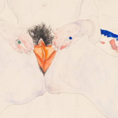 Osservato In Un Sogno Egon Schiele esh110 quadro stampato su tela