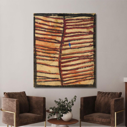 Ornamento Con Linee Parallele Egon Schiele esh113 quadro stampato su tela