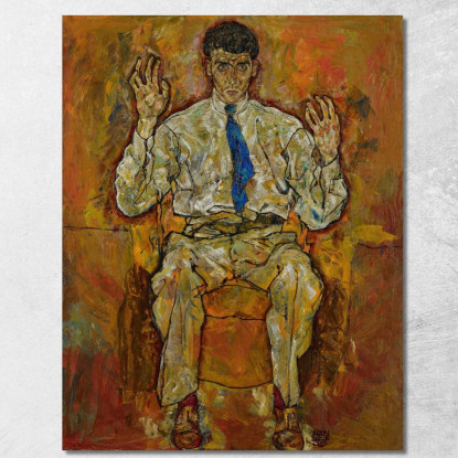 Ritratto Di Paris Von Gütersloh Egon Schiele esh125 quadro stampato su tela