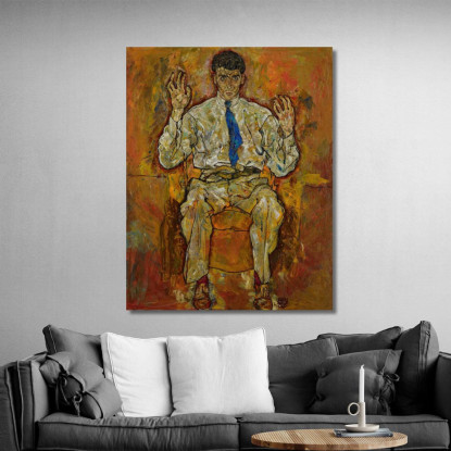 Ritratto Di Paris Von Gütersloh Egon Schiele esh125 quadro stampato su tela
