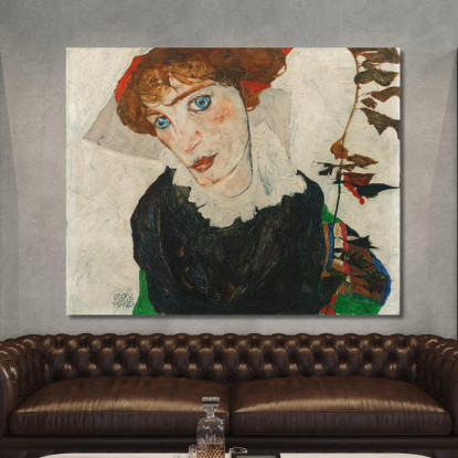 Ritratto Di Wally Neuzil Egon Schiele esh127 quadro stampato su tela