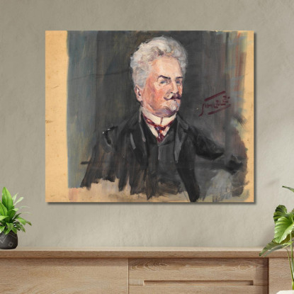Ritratto Di Leopold Czihaczek Egon Schiele esh131 quadro stampato su tela