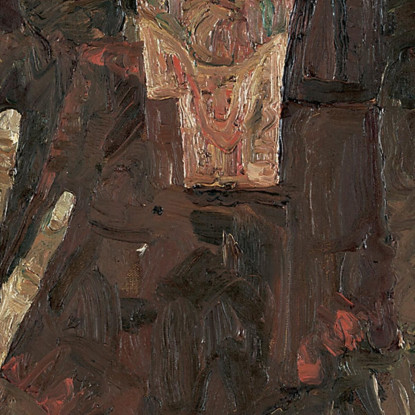 Il Veggente Ii (Morte E Uomo) Egon Schiele esh162 quadro stampato su tela