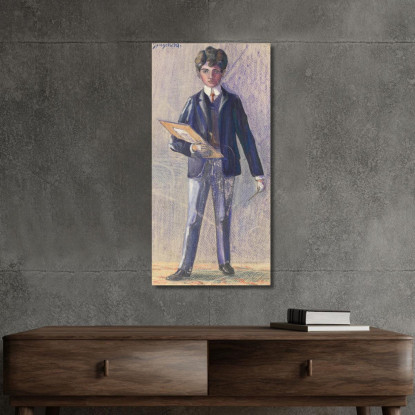 Immagine Riflessa Egon Schiele esh171 quadro stampato su tela