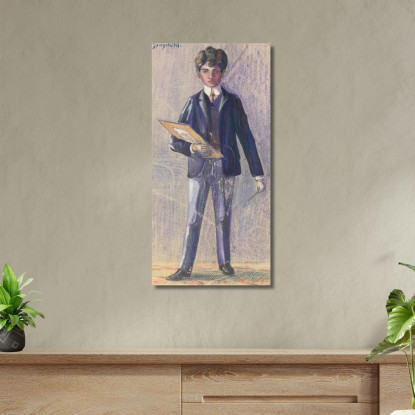 Immagine Riflessa Egon Schiele esh171 quadro stampato su tela