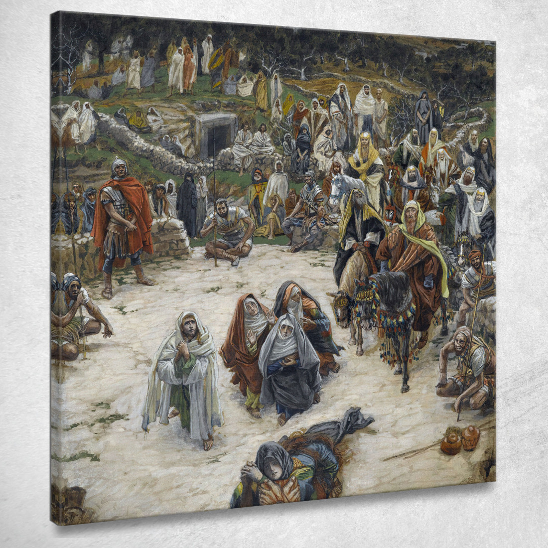 Ciò Che Nostro Signore Vide Dalla Croce James Tissot jts157 quadro stampato su tela Ciò Che Nostro Signore Vide Dalla Croce James Tissot jts157 quadro stampato su tela