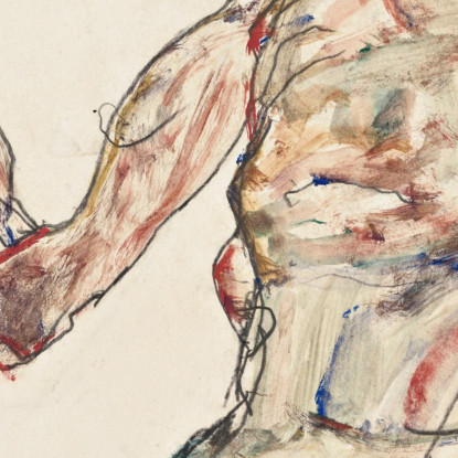 La Danzatrice Egon Schiele esh191 quadro stampato su tela