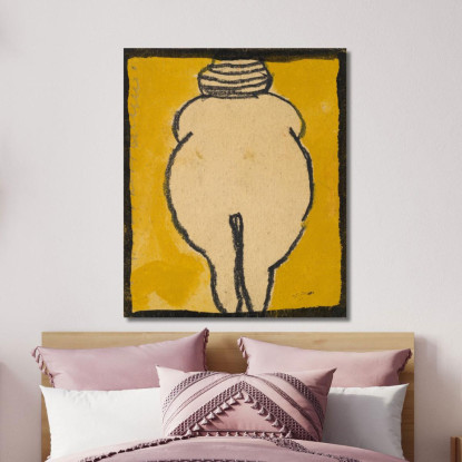 Venere Di Willendorf Egon Schiele esh201 quadro stampato su tela