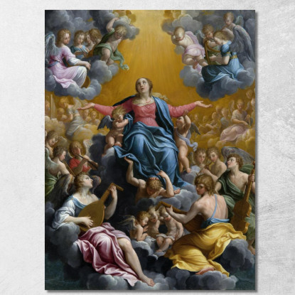 Assunzione Della Vergine Guido Reni grn1 quadro stampato su tela