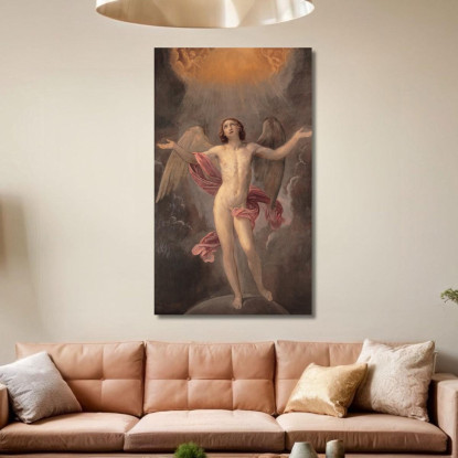 Anima Beata Guido Reni grn3 quadro stampato su tela