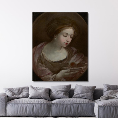 Busto Di Donna Con Turbante Guido Reni grn4 quadro stampato su tela